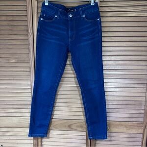 👖 Tahari Chloe Fit Solution Skinny Jeans-Dark Indigo Stretch-Size 27
